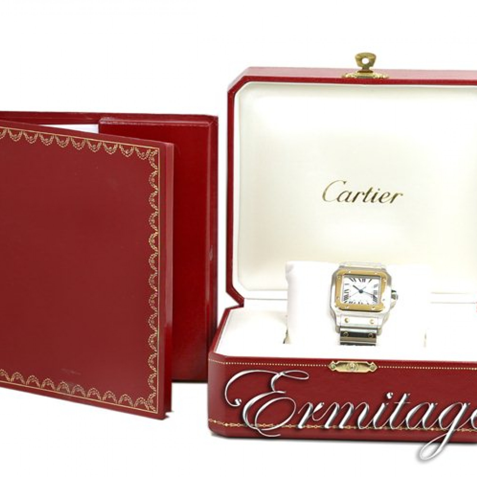 Cartier Santos Galbee XL 2823 Gold & Steel